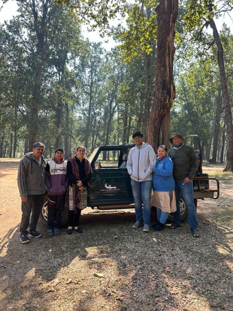 Safari Lab guests at Kanha National Park